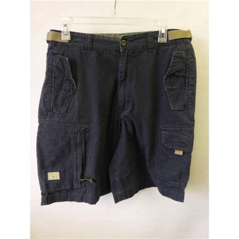 American Eagle Outfitters Mens Thick AMERICAN EAGLE Blue Cargo Shorts