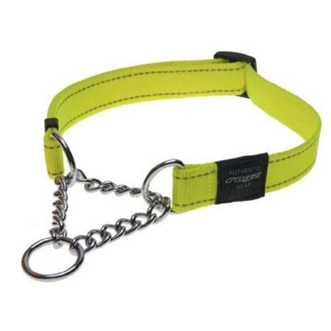 Rogz Reflective Obedience Collar for Medium Dog fits Neck 12-17in ...