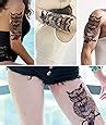 Amazon Cokohappy Sheets Temporary Tattoo Black Owl Celtic For