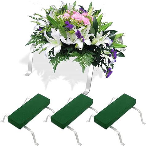 Frienda Sets Flower Gravestone Saddle Inch Cemetery Headstone