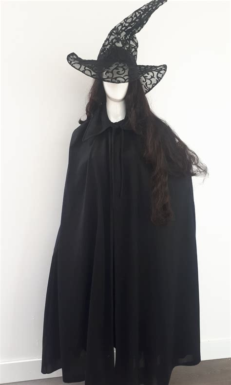 Costume Rental P23 Witch Black Satin Robe Wpc Retail Group Ltd