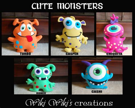 ONE Cute Soft Plush Monster Monsters Halloween Mascots | Etsy