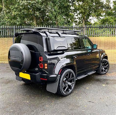 Blacked Out Land Rover Defender With 22 Wheels Looks Properly Menacing