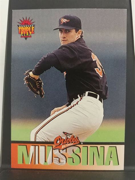 Donruss Triple Play Mike Mussina For Sale Online Ebay