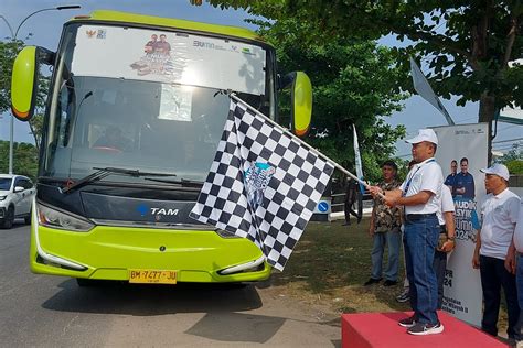 Mudik Asyik Bumn Pegadaian Berangkatkan 200 Pemudik Ke Padang Dan Medan