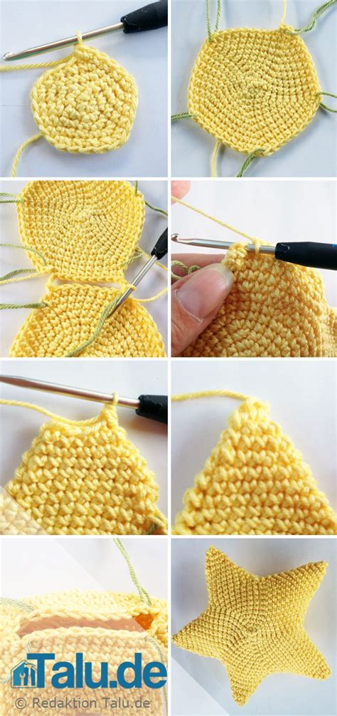 Stern H Keln Diy Anleitung F R Einen Tollen H Kelstern Crochet