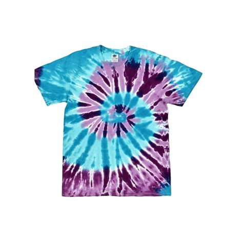 Colortone Tie Dye T Shirts Spiral Adult Sizes Men 100 Cotton