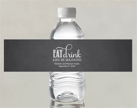 Water Bottle Label Template Word