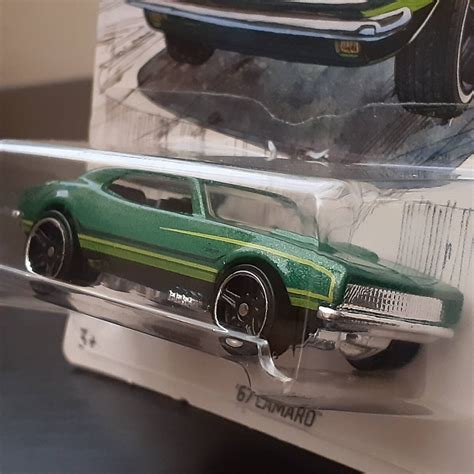 Yahoo オークション HOT WHeeLs 67 CHEVROLET CAMARO 緑 メタリック