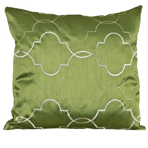 Midtown Filled Cushion Green | Free UK Delivery | Terrys Fabrics