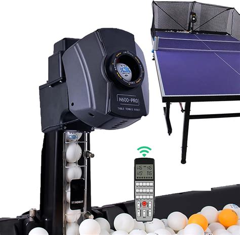 GOJLEX Machine De Balle Ping Pong Robot Tennis Table Machine