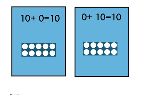 Number bonds 10 - numicon poster or flashcards for display - Free ...