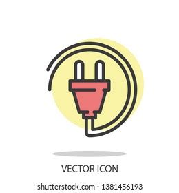 Electric Plug Icon Stock Vector Royalty Free 713654032