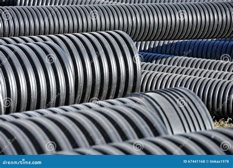 Stacked Pvc Pipe Stock Photo Image Of Pipeline Development