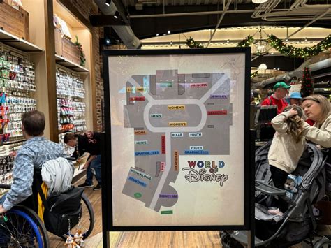 New Store Map Installed To Help Guests Navigate World Of Disney In