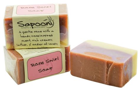 Rose Swirl Soap Sapooni Handmade Soaps And Skincare Cornwall