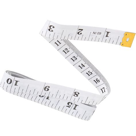 PVC Plastic Soft Tape Measure Double Scale Body Chest Waist