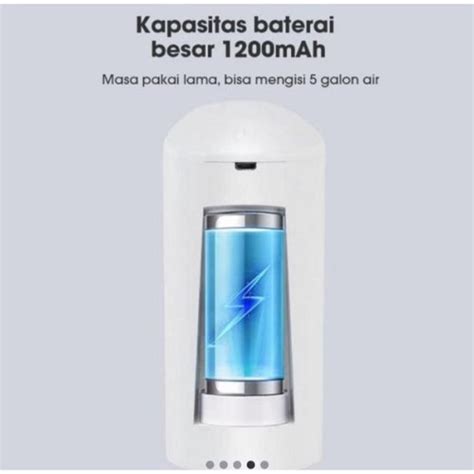 Jual Super Murah Pompa Galon Air Elektrik Dispenser Usb Rechargeable