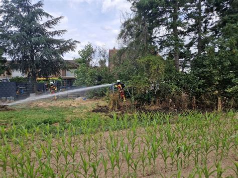 Schaden Durch Heckenbrand Einsatzbericht D Ren