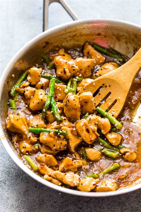 Lemon Ginger Chicken Asparagus Stir Fry 30 Minute Low Carb