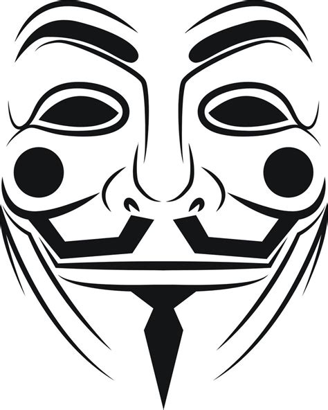 Anonymous Mask Drawing at GetDrawings | Free download