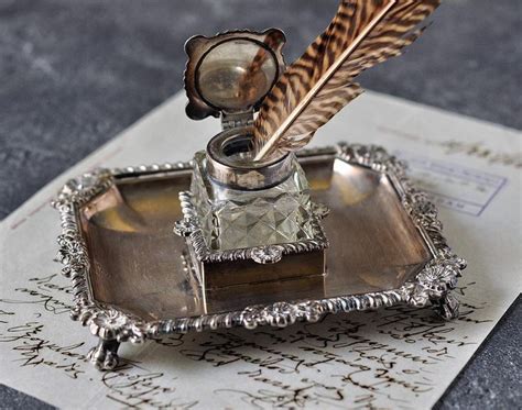 📌ПРОДАНО📌 Старинная английская #чернильница #серебрение Размер ...