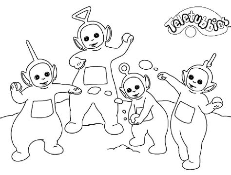 Teletubbies Coloring Page Free Printable Coloring Pages For Kids