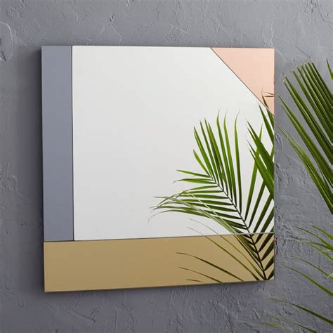 overlapping square mirror