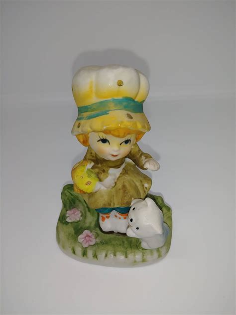 Homco Figurine Of A Little Girl Etsy Denmark