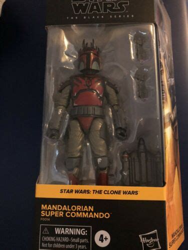 Star Wars Mandalorian Super Commando Black Series Walmart Exclusive NEW