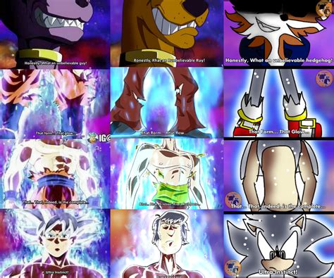 Mastered Ultra Instinct - Goku, Shaggy And Sonic by MaxRellik on DeviantArt