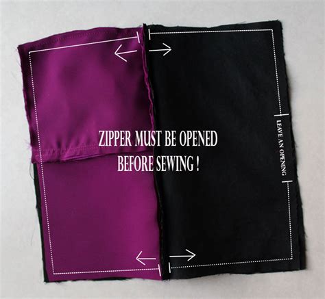 closing zipper pouch - The Shapes of Fabric