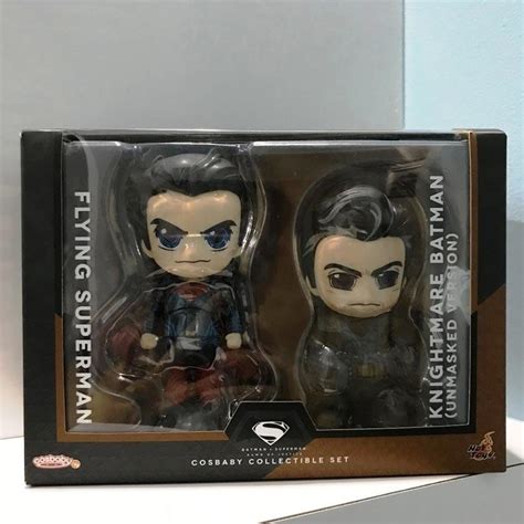 Jual Hot Toys Cosbaby Flying Superman And Knightmare Batman Action