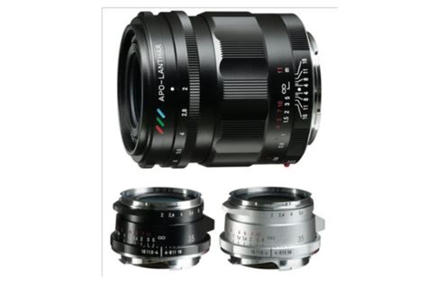 Cosina Announced Three New Voigtlander Mm F Lenses Daily Camera News