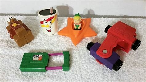 Vintage 1980s And 1990s Mcdonalds Wendys Collectible Happy Meal Toy