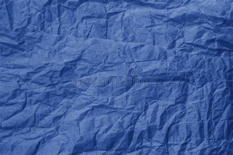 Abstract Blue Crumpled Paper Texture Crumpled Paper Texture