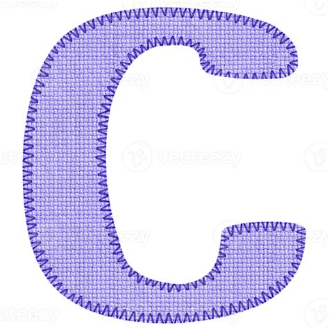 Fabric Alphabet Letter C 36113679 Png