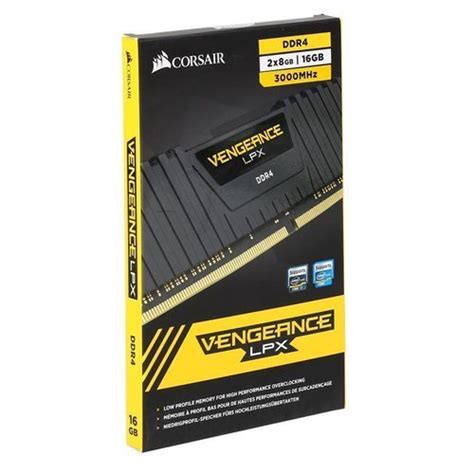 Corsair Vengeance LPX CMK16GX4M2B3000C15 16GB (2x8GB) DDR4 DRAM 3000MHz ...
