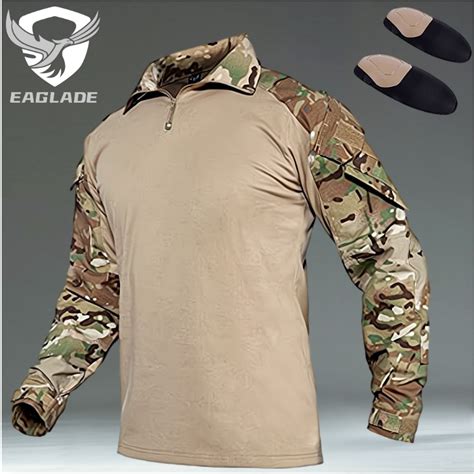 Eaglade Tactical Frog Long Shirt Ydjx G2 Hxlt In Cp Stretchable Protect Elbow Shopee Singapore