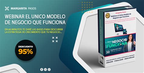 Más de 95 Descuento Webinar el Unico Modelo de Negocio que Funciona