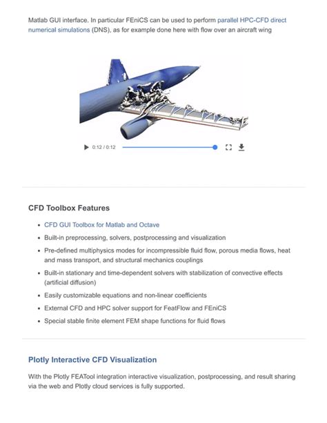 Featool Multiphysics And Matlab Cfd Toolbox Pdf