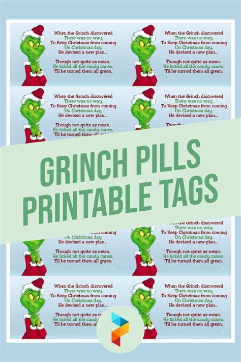 Free Printable Grinch Pill Labels Free Printable Templates Hot Sex Picture