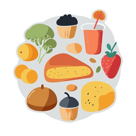 Premium Vector Hand Drawn Food Elements Illustrations