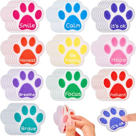 Amazon 144 Pcs Breath Calm Anxiety Sensory Stickers 12 Styles