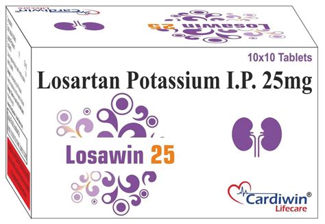 Losartan Potassium Tablets 25mg At Rs 540box Pharmaceuticals Tablets