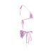 Pink Rose Fine Flower Art Custom Bikini Swimsuit Id D