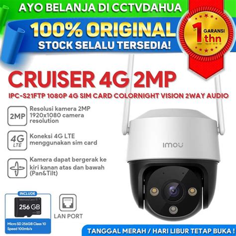 Jual Imou Cruiser G Mp Ipc S Ftp P G Sim Card Colornight Vision