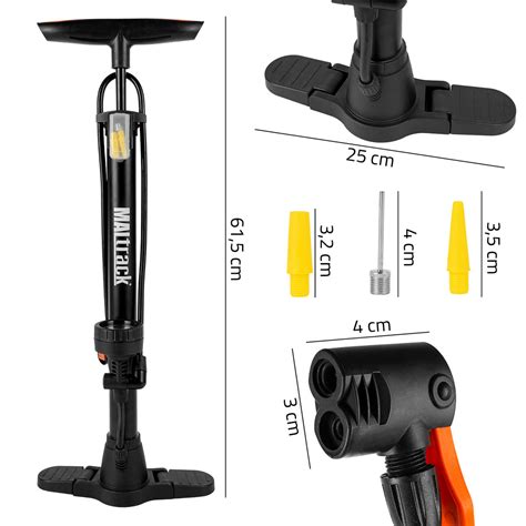 Pompka Rowerowa Pod Ogowa Z Manometrem Do Roweru Pi Ki Materaca