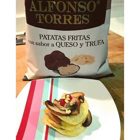 Patatas Fritas Sabor Queso Y Trufa 120 G Alfonso Torres