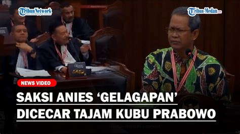 KERAS Kubu Prabowo Cecar Tajam Saksi Anies Hingga Gelagapan Jelaskan